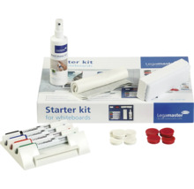 Legamaster Starterkit für Whiteboards mit Markern, Reiniger, Wischer und Magneten