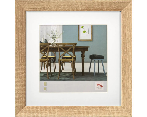 Cadre en bois Fiorito chêne clair 30x30 cm