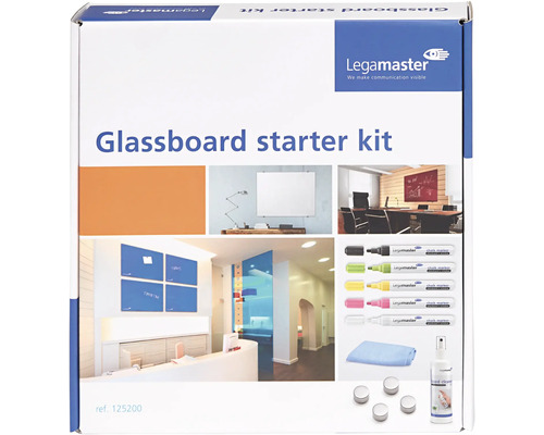 Kit de démarrage pour tableau en verre Legamaster