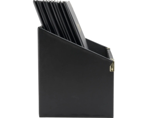 Organisateur de documents noir pour ranger les documents