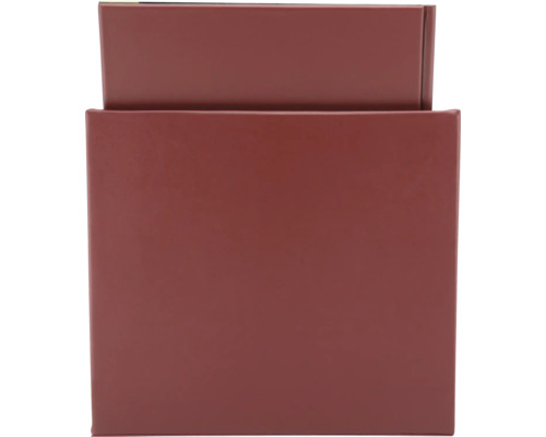 Boîte de rangement marron avec couvercle