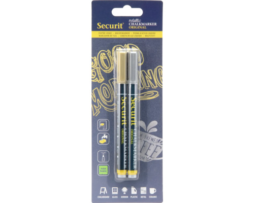 Securit Lot de 2 marqueurs à craie