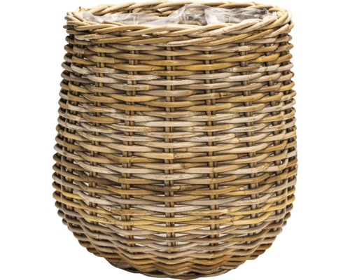 Geflochtene Planzkëbel aus Rattan