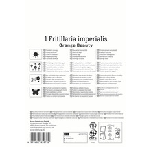 Informations sur Fritillaria imperialis Orange Beauty en français
