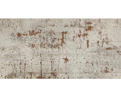 Dekorative Wandfliese mit Rostoptik für den Innenbereich