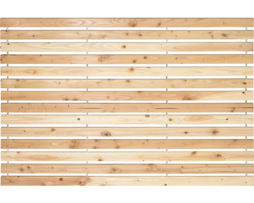 Élément principal clôture en tubes alu variante 2 partiellement montée 180 x 120 cm sapin de Douglas Clôture en bois avec planches horizontales