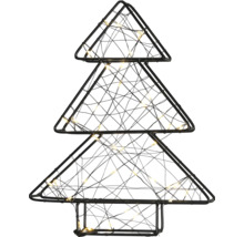 Sapin de Noël décoratif en métal avec éclairage