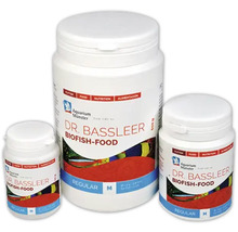 Trois paquets de nourriture pour poissons Dr. Bassleer Biofish-Food
