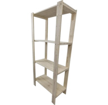 Holzregal mit vier Ablageflächen