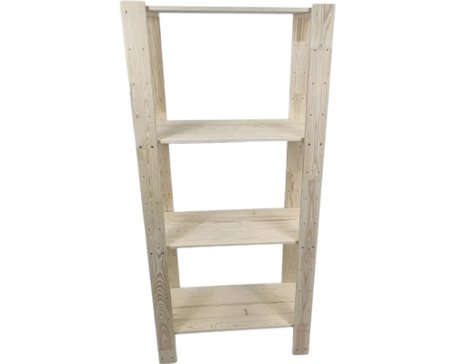 Holzregal mit drei Ablagen