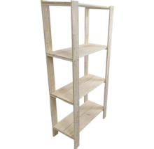 Holzregal mit drei Ebenen für Innenräume