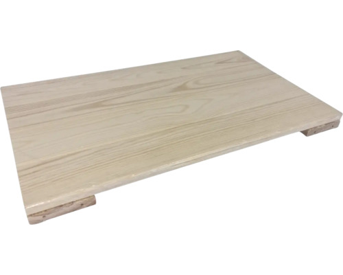 Planche en bois avec sous-structure