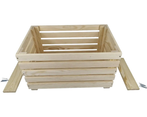 Holz Pflanzkasten mit Schrauben zur Montage