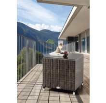 Beistelltisch Destiny AUCKLAND 45x45x45cm, Polyrattan, bronze