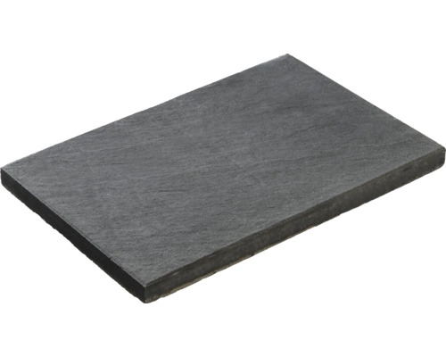 Dalle de terrasse en béton iStone Artless noir-basalte 60 cm x 40 cm x 4 cm