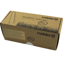 Verpackung Erdanker verzinkt, 200x30x3,8 Millimeter, 50 Stück
