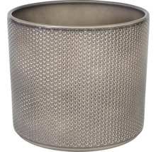 Pot de fleurs rond avec motif perforé