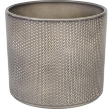 Cache-pot rond avec motif perforé