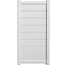 Gartentor mit horizontalen Paneelen und Griff