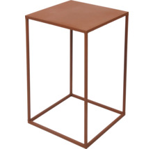Table d''appoint carrée en métal