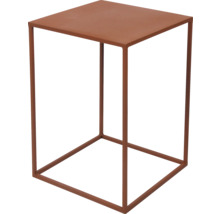 Table d''appoint carrée en métal