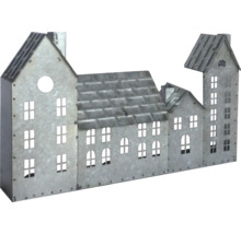 Dekorative Häuserzeile aus Metall