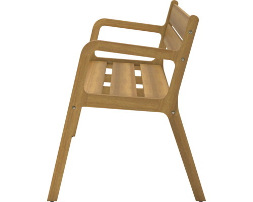 Holzstuhl mit Armlehne