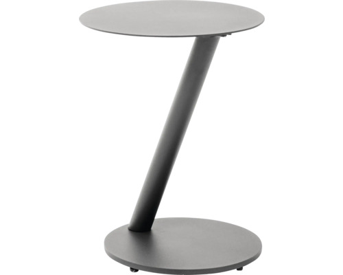 Table d'appoint avec plateau et pied ronds