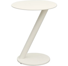 Table d'appoint avec plateau et pied ronds