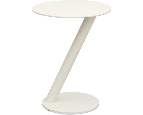 Table d'appoint avec plateau et pied ronds