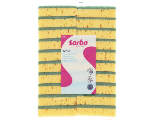 Sorbo éponges à récurer, paquet de 20