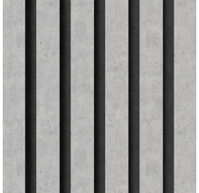 Panneaux de béton avec un design linéaire pour la décoration murale