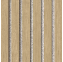 Panneaux en bois avec une texture rainurée pour la décoration murale