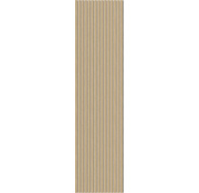 Panneau en bois avec structure à lamelles pour la décoration murale