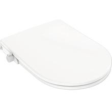 Abattant de WC blanc avec fonction bidet