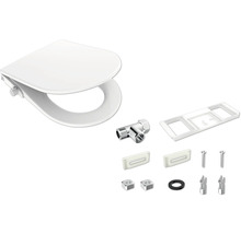 Abattant de WC avec kit de raccordement et accessoires de montage