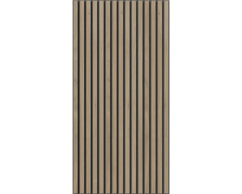 Panneau en bois avec des lamelles verticales pour la décoration murale