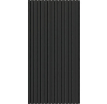 Panneau avec lamelles verticales pour revêtement mural