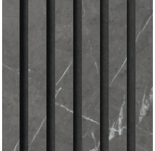 Panneau décoratif aspect marbre avec lamelles