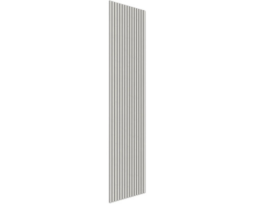 Panneau avec des rainures verticales pour la décoration murale