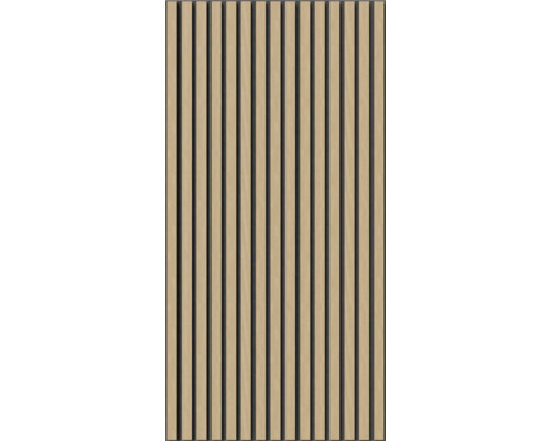 Panneaux en bois avec structure à lattes pour murs et plafonds