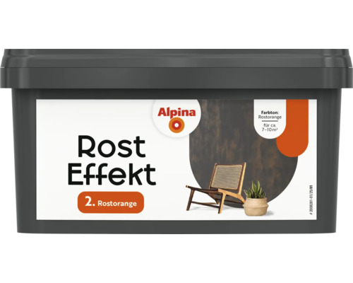 Alpina Rost Effekt Farbe für den Innenbereich