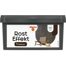 Pot de peinture effet rouille Alpina
