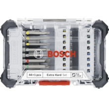 Jeu d''embouts de vissage Bosch avec 44 plus 1 pièces dans une mallette