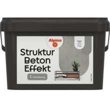Seau d''apprêt à effet béton structuré Alpina