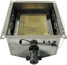 Brûleur à gaz pour chauffage de terrasse en métal