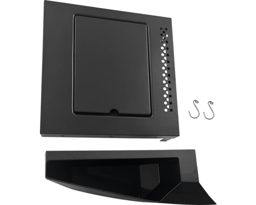 Table de barbecue avec compartiment de rangement et deux crochets