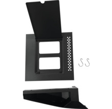 Support à outils de cheminée avec deux crochets