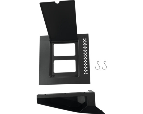 Support à outils de cheminée avec deux crochets