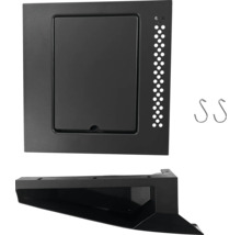 Élément encastrable avec accessoires pour l''installation sanitaire.